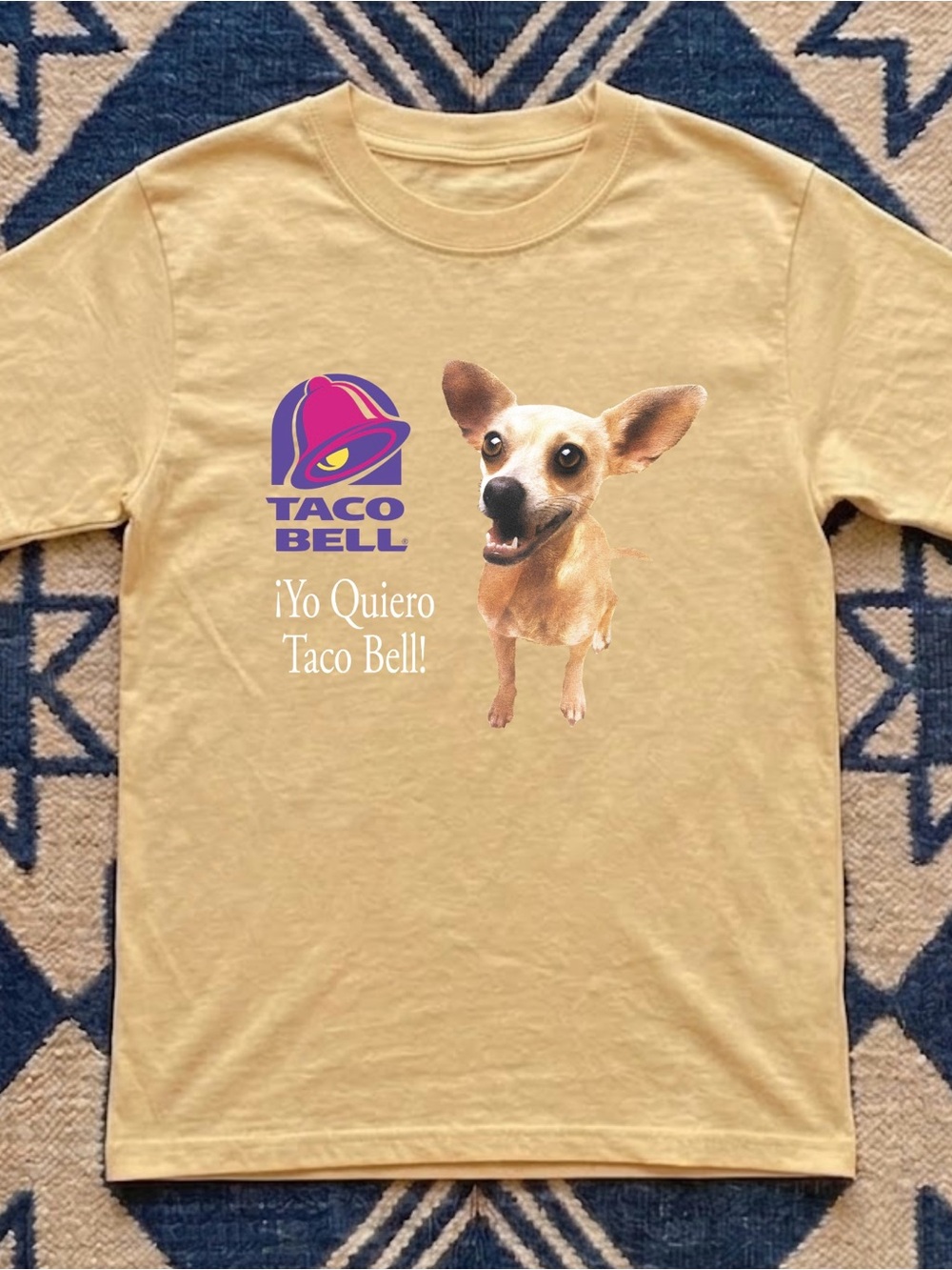 Dog T‑Shirt in Light Yellow